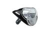 Hapyson Bicycle Light with Automatic Hub Dynamo Head and LED Illumination, White, YRS321-BW-JA