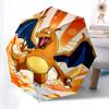 Charizard, FireThemed Automatic Opening and Closing Umbrella 8 Ribs, Suitable for Leisure and Going Out, Outdoor Accessory, Gothic Style,