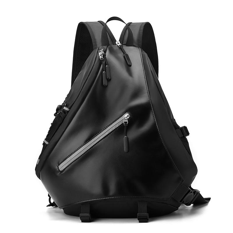 Men's Backpack Multi-Function Crossbody Bag Large Capacity Chest Bag Riding Bag