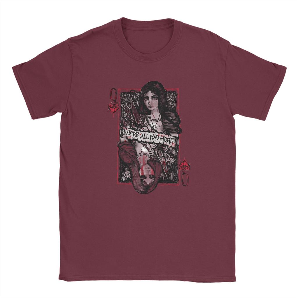 Game AAlice Madness Returns T Shirt Unisex 100 Cotton Unique TShirt Crewneck Pure Madness Tee Shirt Short Sleeve Clothes Original