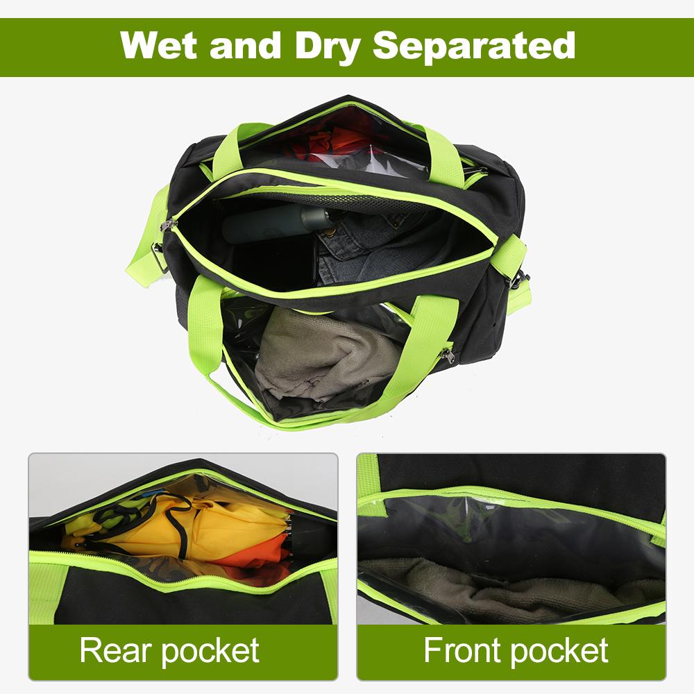 Sports Gym Bag for Women and Men Travel Duffel Bag with Wet Compartments