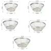 1pcs Stainless Steel Rice Washing Sieve Fine Mesh Basket Kitchen Colander Fruit Rinser Strainer Container Vegetable Washing Bowl