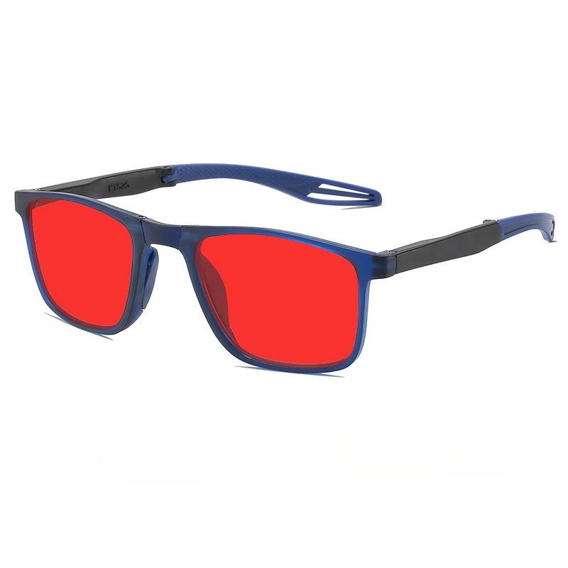 Unisex Portable Folding Plain Glasses Ultra-Lightweight Blue Light Blocking Glasses for Phone Use Computer Work and Gaming