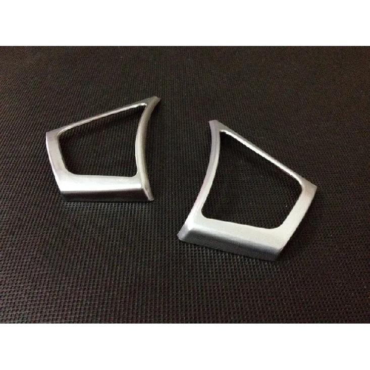 Car ABS Matte Steering Wheel Interior Kit Trim Frame Panel Hood 2pcs For Toyota Vios/Yaris Sedan 2014 2015 2016 2017 2018