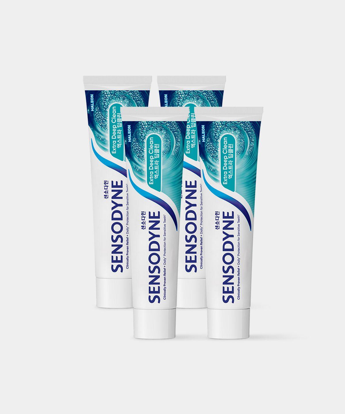 Sensodyne Extra Deep Clean Sensitive Toothpaste 120g x 4