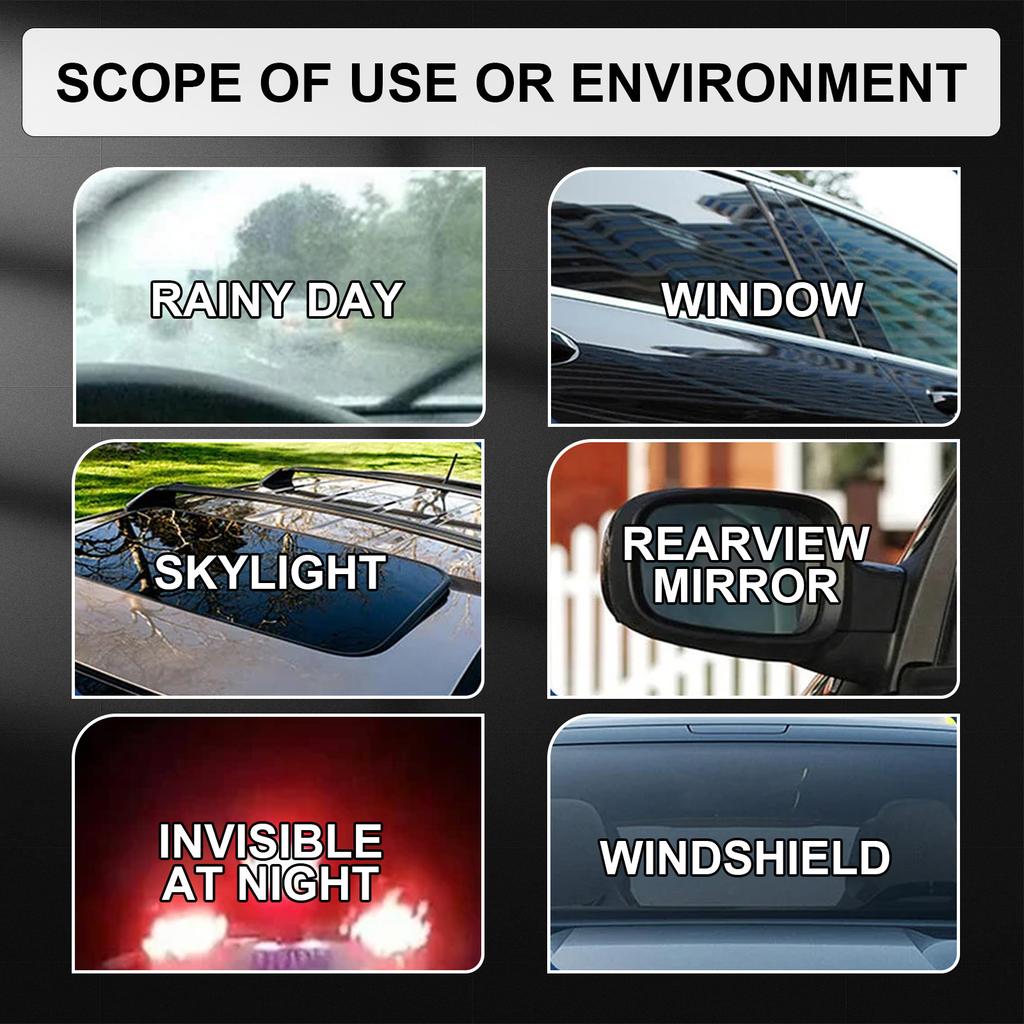 Homonth Car Glass Oil Film Remover Paste Window Grease Water Stain Removal Cleaner Windshield Polisher Stuff Windshield Coating Agent