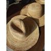 Summer Hand Weave Raffigrass Soft Brim Shade Panamfedoras Cap Men Women Leisure Jazz Hat