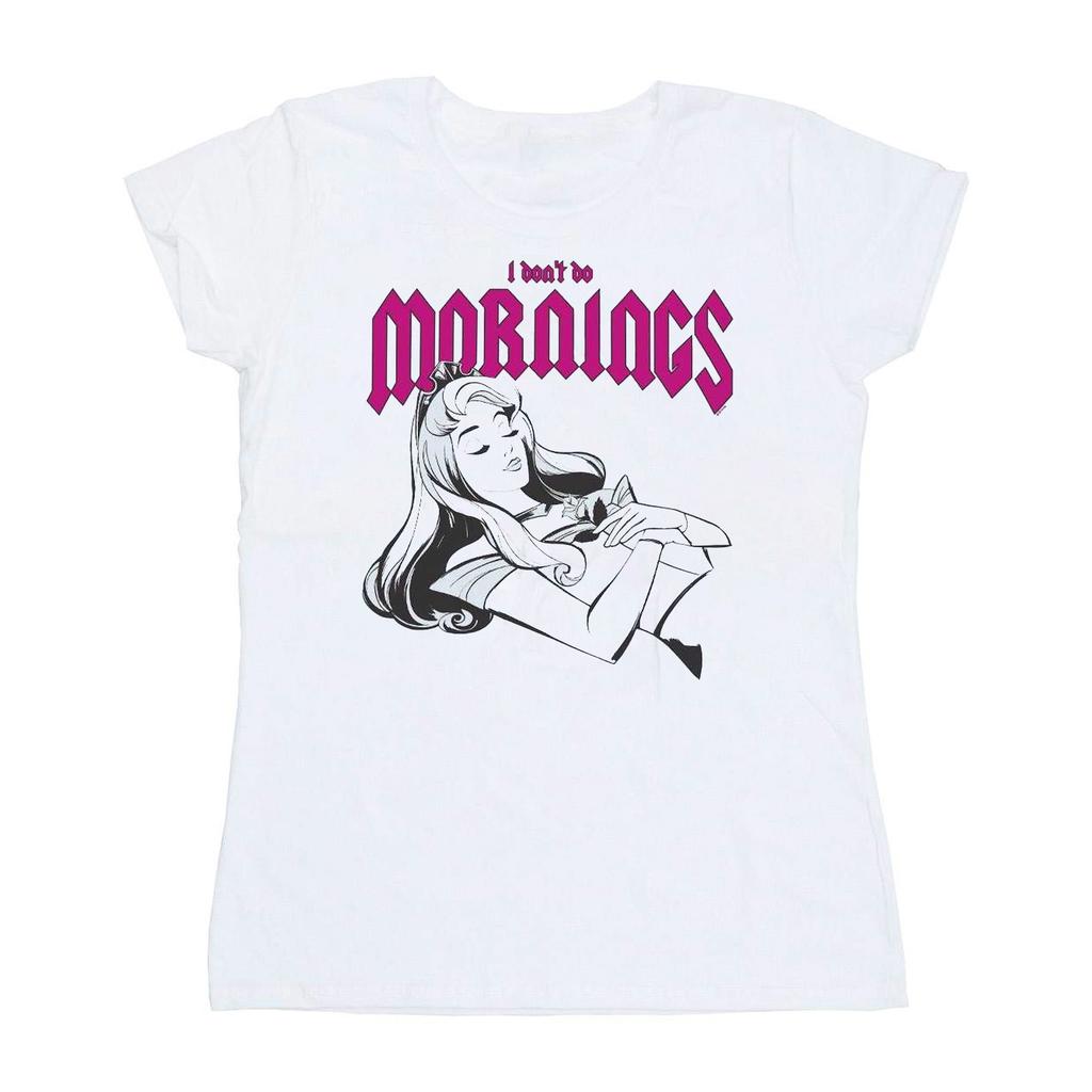 Disney Womens/Ladies Sleeping Beauty Don´t Do Mornings Cotton T-Shirt