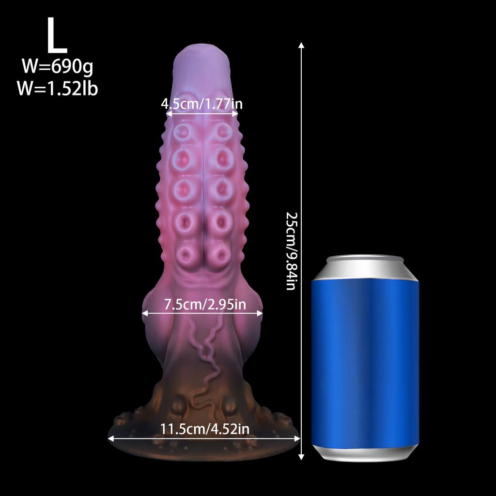 Octopus Tentacle Shaped Octopus Premium Silicone Anal Plug Penis Soft Anal Expansion Sex Toy