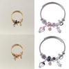 Stainless Steel Bracelet For Women With Bunny Pendant Elegant Jewelry For Gift Giving