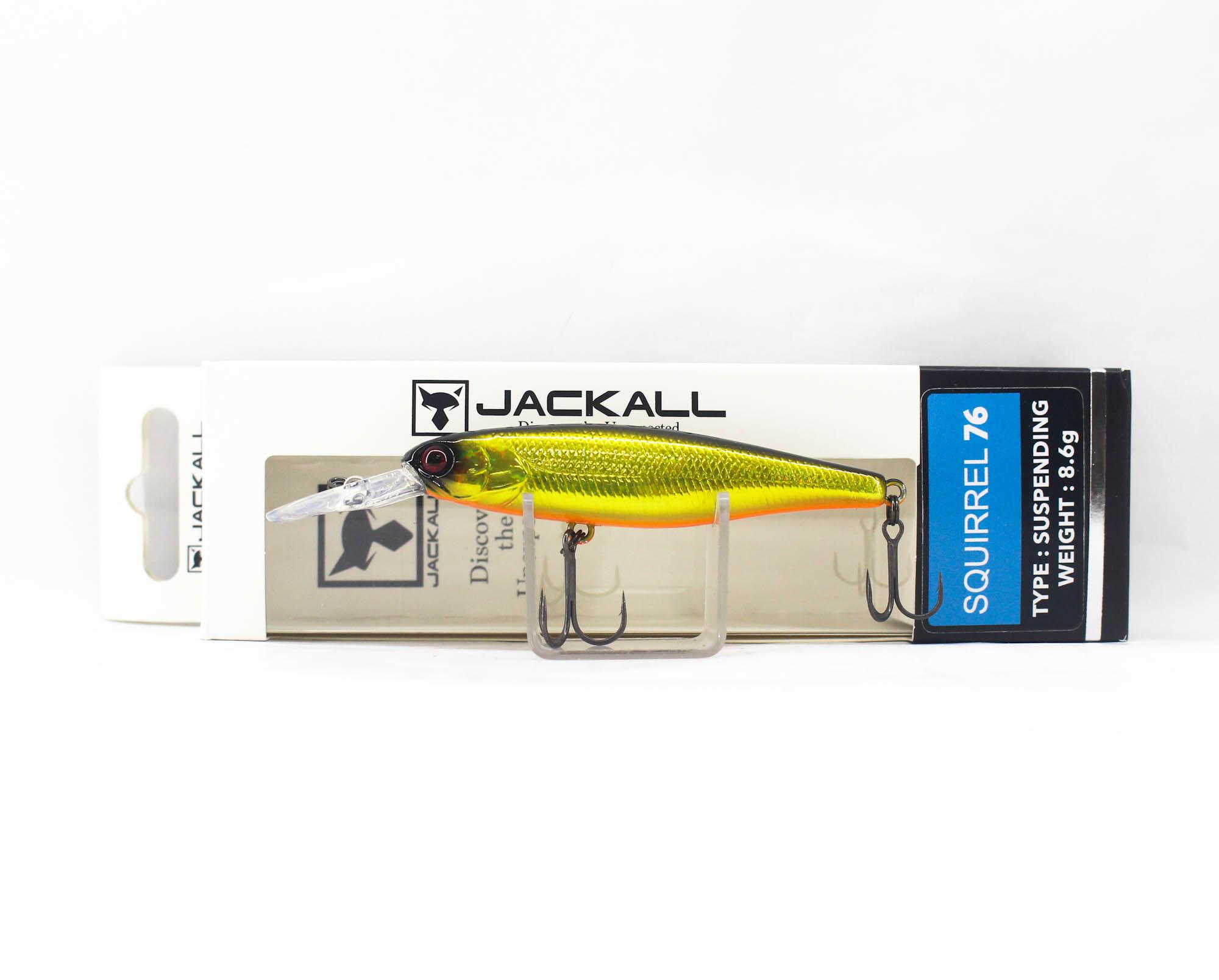 

Jackall Squirrel 76SP Suspend Lure HL Gold & Black (4532)