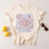 Vintage Aesthetic Graphic T‑Shirt Men Women La Dolce Vita Italian Amalfi Coast Food Art Print Crew Neck Short Sleeve Casual Tops