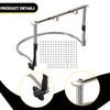 24 Hole Harmonica Holder Portable Sturdy Hands Free Rack Harp Neck Brace, Adjustable for Travel, Practice, Concert Beginners