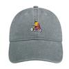 Parrot Macaw Printed Denim Cap Cotton Baseball Hat Adjustable Vintage for Unisex Women