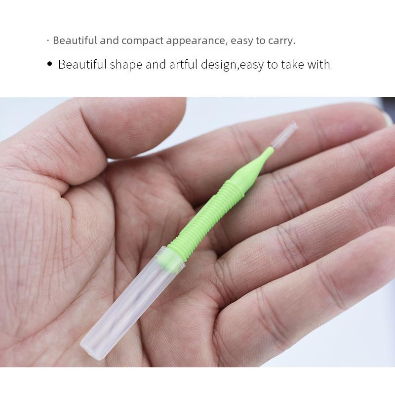 ASUS Aisel Orthodontic Interdental Brush - Straight Type for Gap Cleaning and Teeth Correction