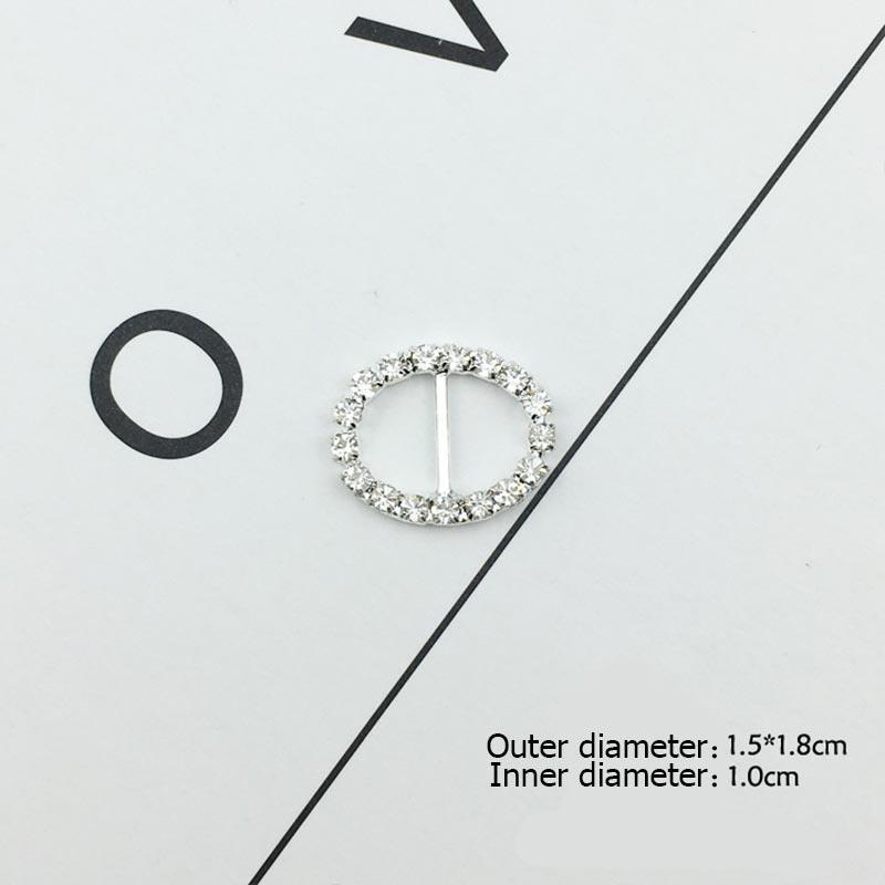 10 Teile/satz Verschiedene Strass Schnalle Haar Zubehör Strass Schnalle DIY Manuelle Schleife Haar Zubehör Hochzeit Einladung Dekoration