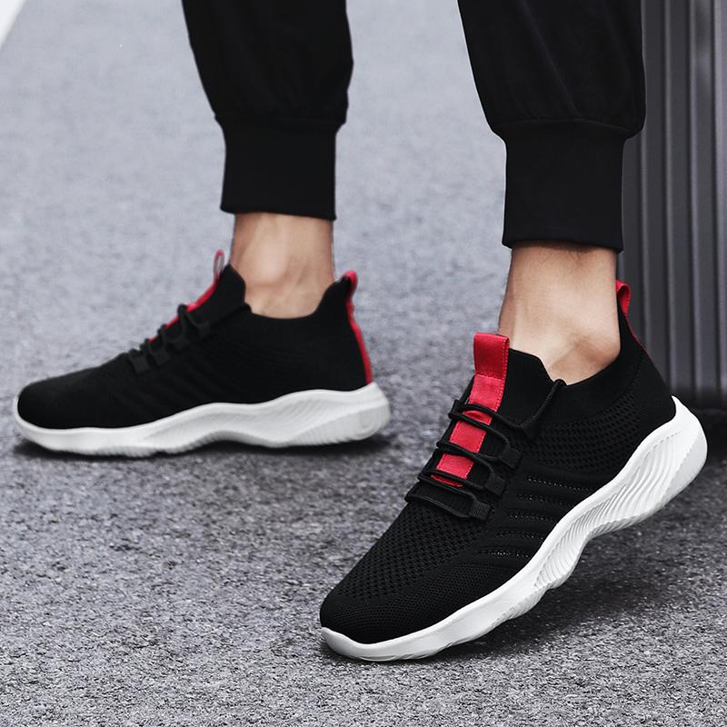 Summer Men Shoes White Mesh Sneakers Breathable Running Shoes Fashion Casual Walking Shoes Zapatillas Hombre Plus Size Footwear