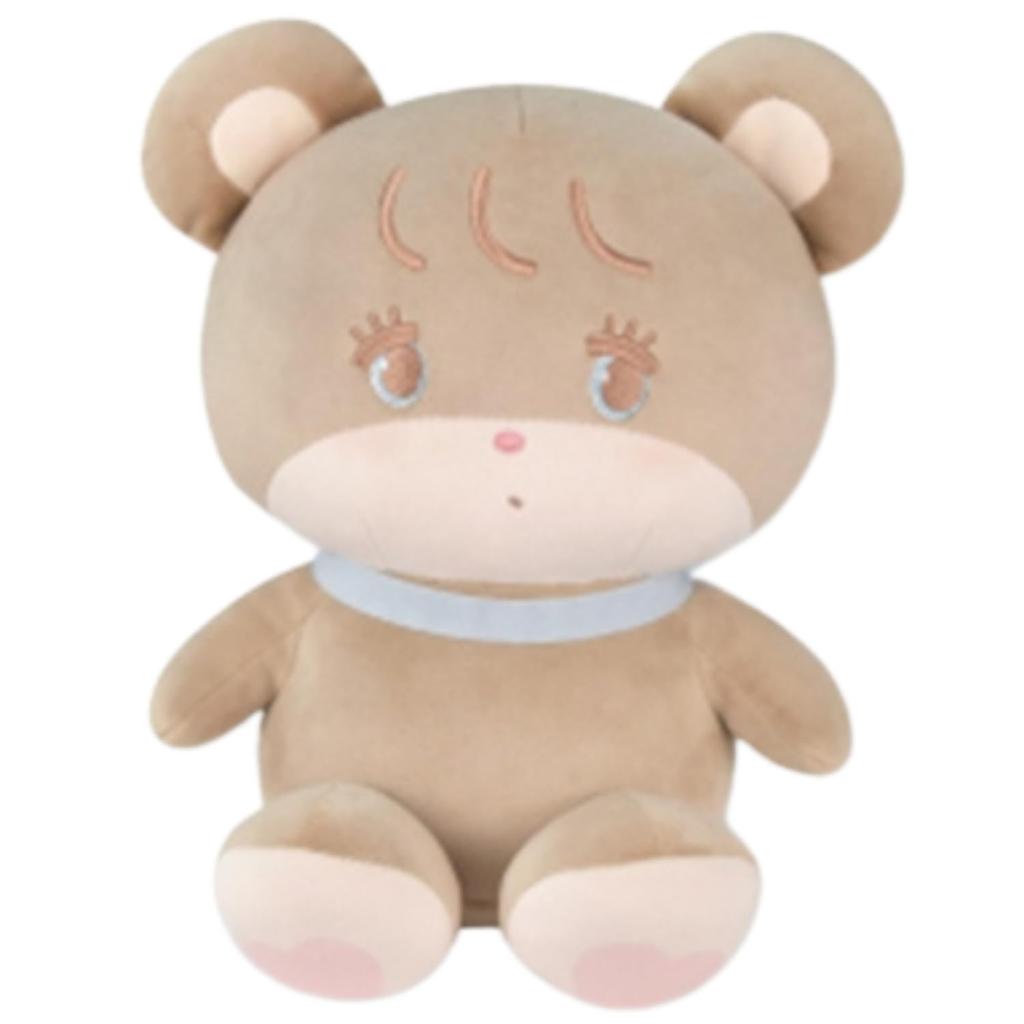 Mikko Mashumochi Plush Toy, 4 Types, Approx. 25cm (Latte)