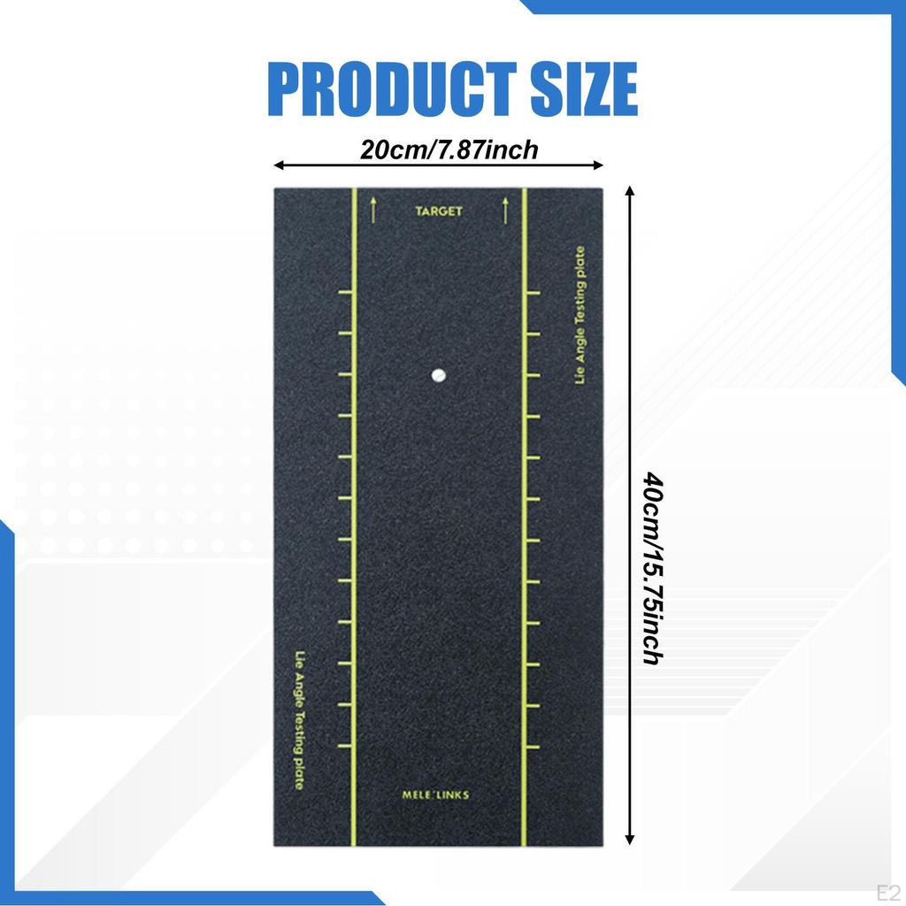 Golf Club Lie Fitting Board Swing Training Aid,Professional,Practice Equipment Path Indicator