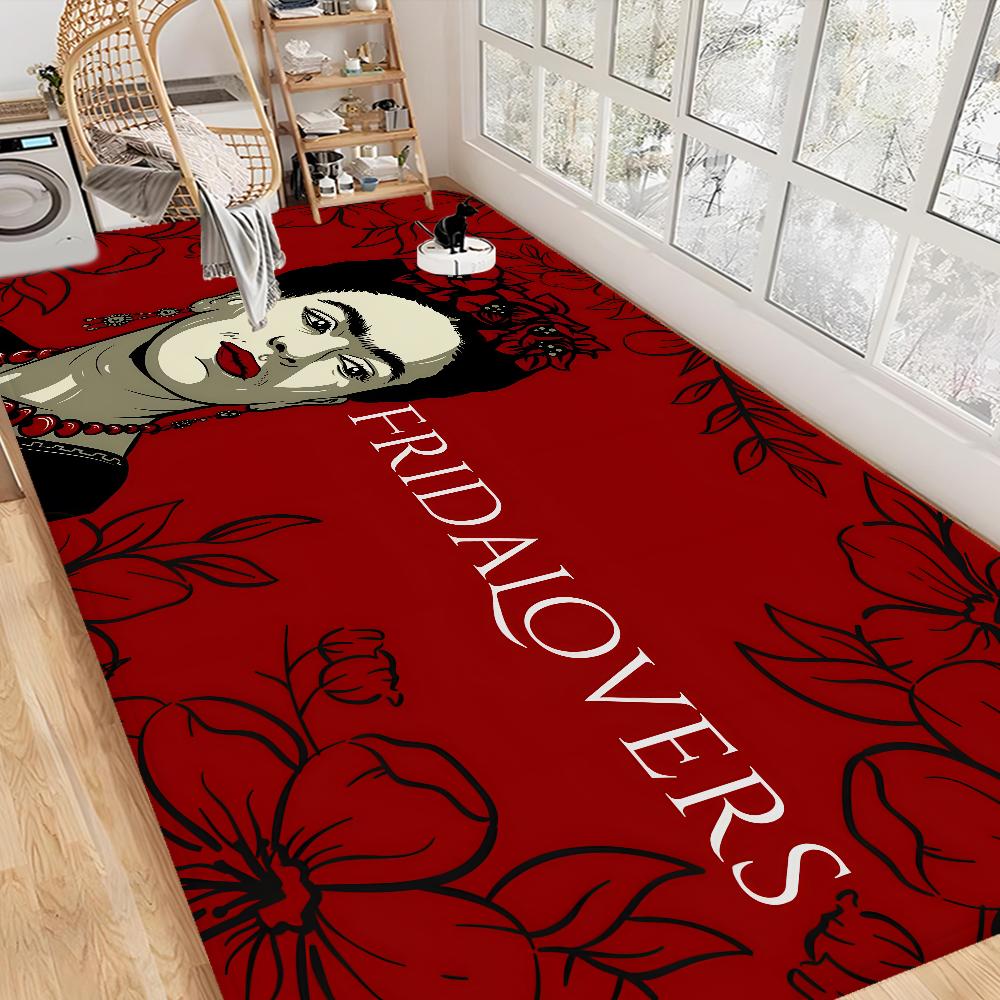 Mexican F-Fridas Floor Mat Rectangle Anti-slip Home Soft Badmat Front Door Indoor Outdoor Mat el Decor Mat