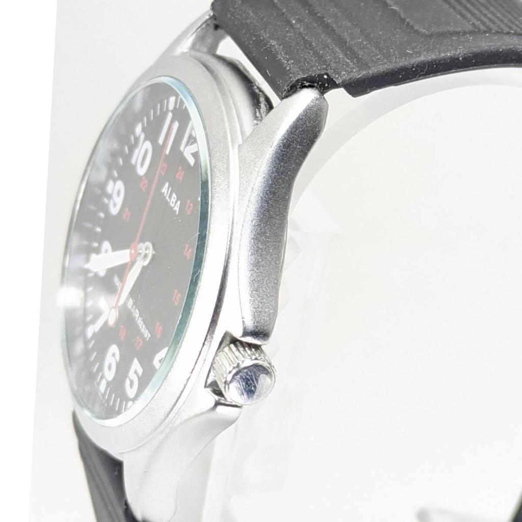 Seiko ALBA Battery and Strap Working Men's Watch, Replaced, Condition, Q-62