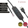 Tricolor Dimmer USB 5V LED Switch Cable 4 Key Adjustable Lighting Controller for Living Room Lamp