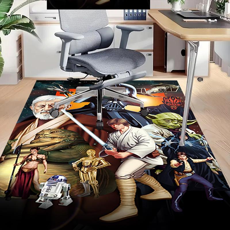 Star Wars Characters Collage Carpet For Playroom Bedroom Living Room Sofa Home Decorkids Game Area Rug Nonslip Floor Mat