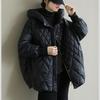 Leichte Lockere Warme Lässige Daunen Baumwolljacke Damen Herbst Winter Locker Kapuzenwarm Oberbekleidung Weibliche Parkas Mantel