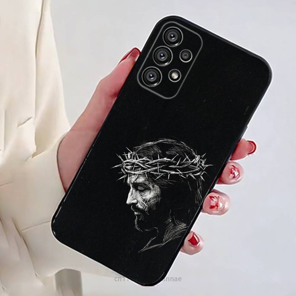 Orthodox Cross Icon Church ART Phone Case For Samsung Galaxy A54,34,24,73,53,52,52S,04S,04E,A72 Cover