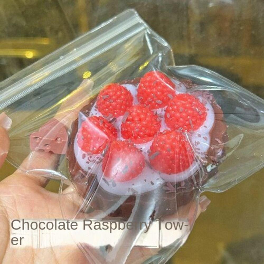 Cranberry Tart Slow Rebound Toy TPR Squeeze Sensory Toys Strawberry Cake Squeeze Toy  Children Toy