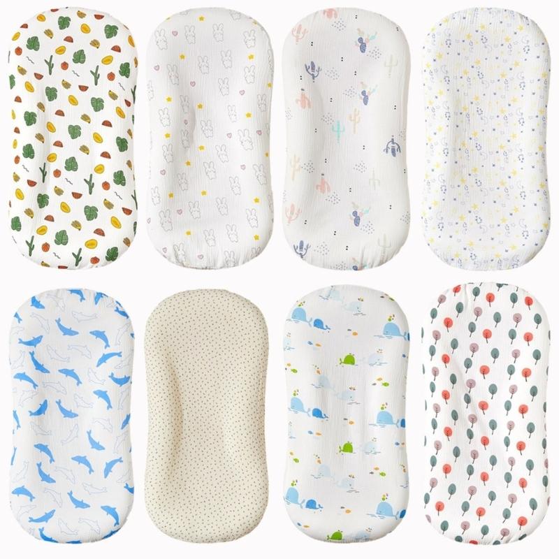 Verstellbare Höhe Säuglingsbett Beistellbett Bettwäsche Leicht und Vielseitig Baby-Wiegenbett Laken Praktisch für Zuhause & Reisen