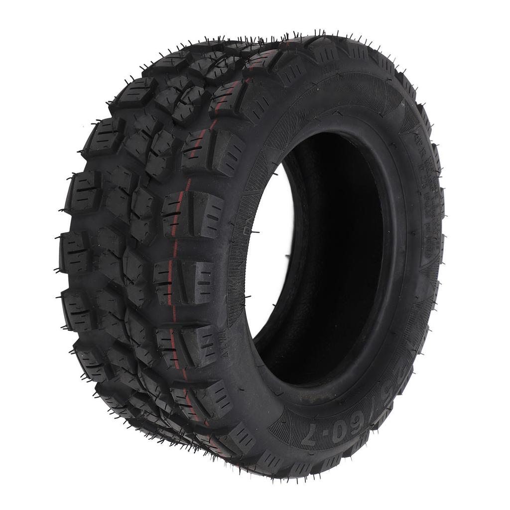 125 60‑7 Däck Slanglöst Hjul Däckbyte Gummi Vakuumdäck för Hård Medelmjuk Sandig Terräng