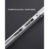 XUTE 8mm Black Frameless Glass Sliding Door Track Kit