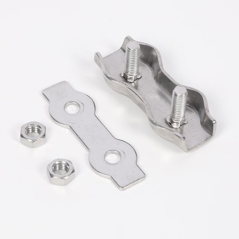 Stainless Steel Dual-Head Rope Clamp