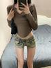 American Retro Spicy Girl Low-Rise Stretch Denim Shorts - Women's Slim Fit Hip-Hugging Super Shorts
