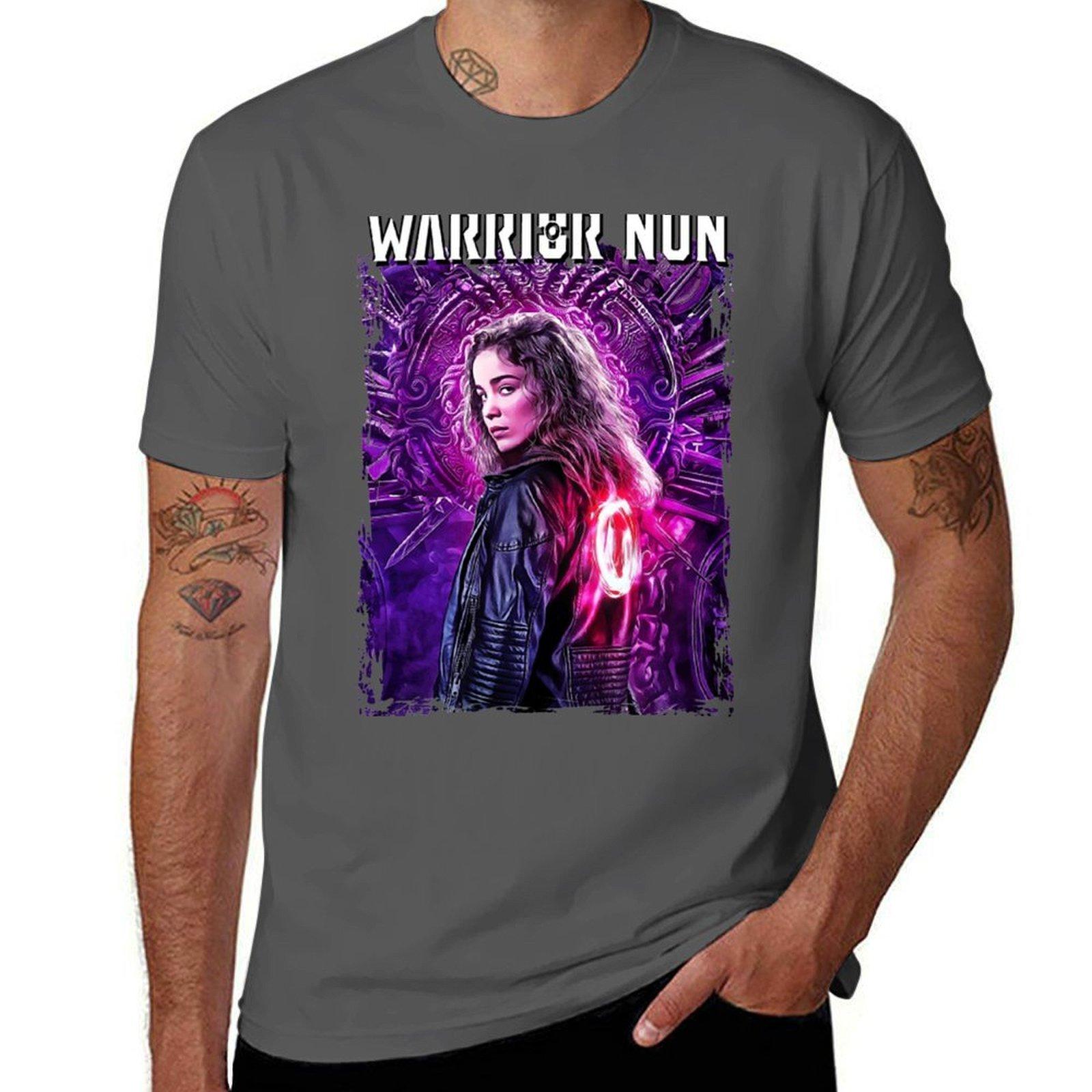 

Warrior Nun TShirt Plus Size Short Sleeve TShirt 4XL