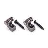 2Pcs Roller String Retainers Mounting Tree Guide for Electric Guitar silver