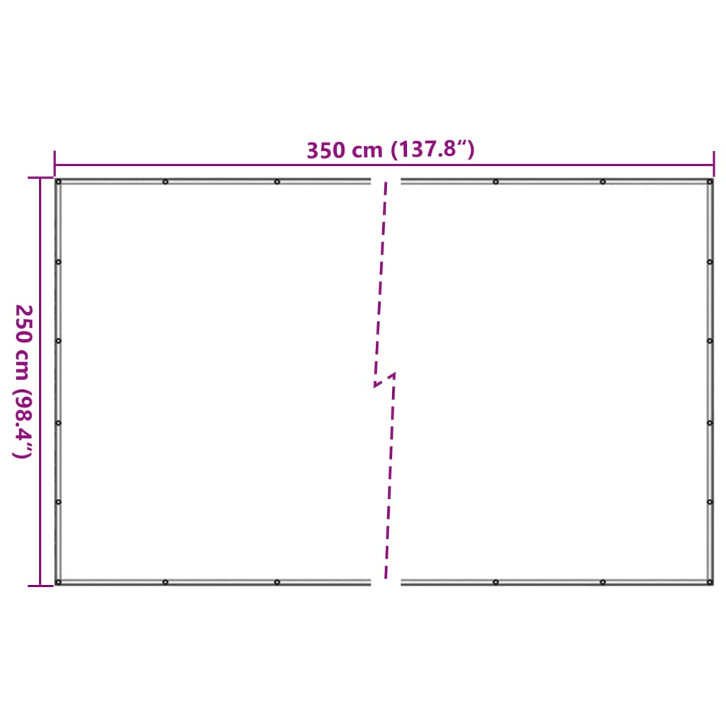 Vidaxl Siatka Transportowa, Zielona, 2,5X3,5 M, Hdpe