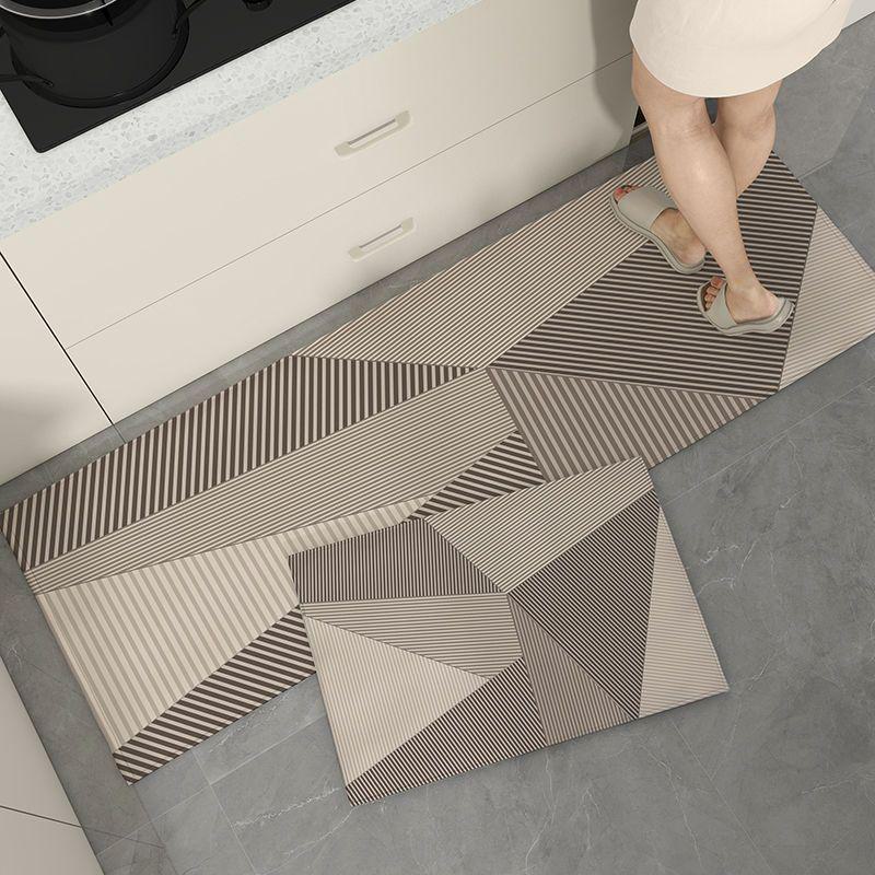 Crystal Velvet Non-Slip Water-Absorbing Kitchen Floor Mats
