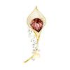 Senior Brooches Flower Leaf Brooch Pins for Women Suit Pendant  Fashion Brooches Jewelry