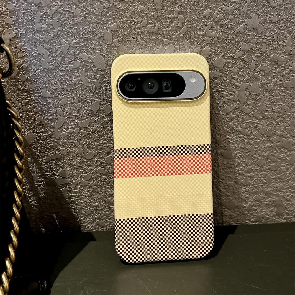 

Ultra Thin Colorful Kevlar Magnetic Phone Case for Google Pixel 9 10 Pro XL 9A 8 7 Wireless Charging Protective Hard Back Cover Google Pixel 8