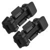 2Pc Black Engine Hood Latch Catch Bracket for Jeep Wrangler JK 2007-2018 X55395653AF