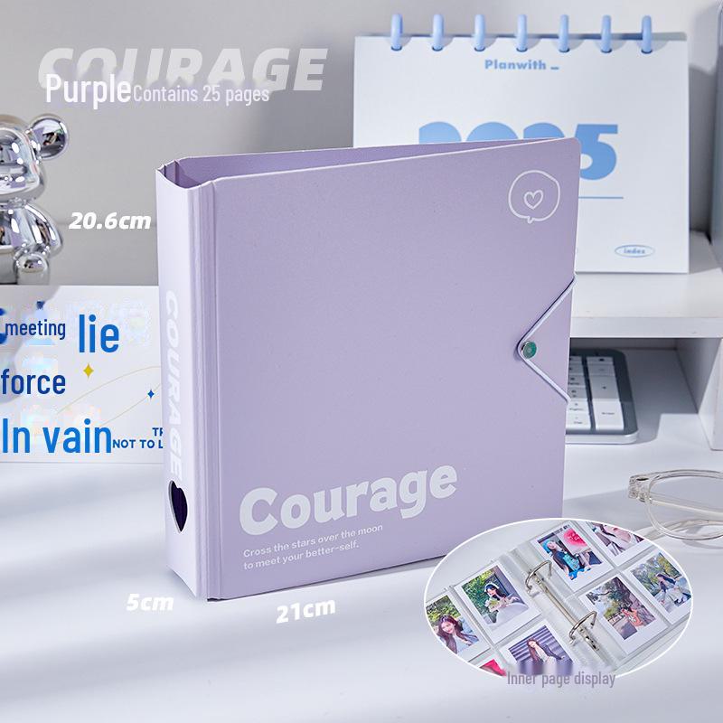 Stjernejakt A4 Fotoalbum: Stor kapasitet, DIY-skall, 9 eller 4 rutenett-alternativer for kort og polaroider.