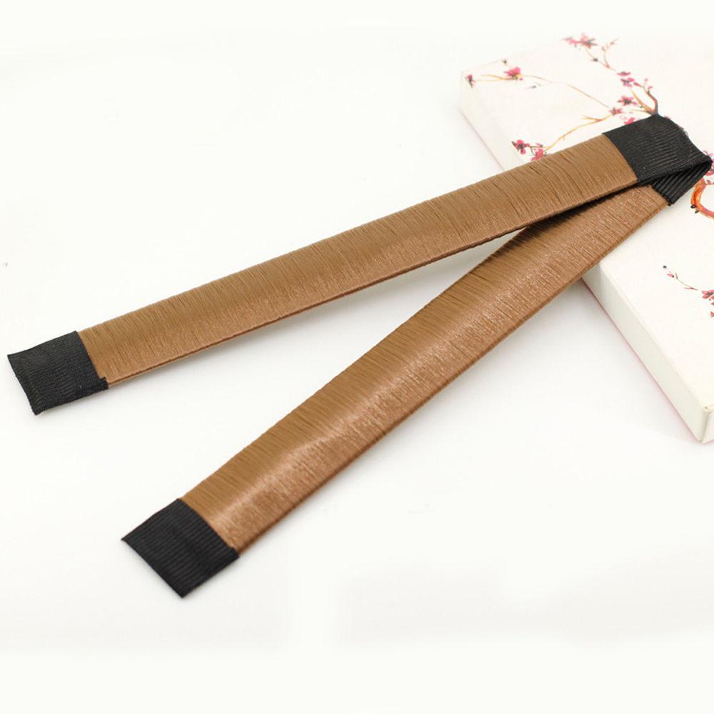Trendy Korean Version Geometric Bun Maker 21cm Hair Accessory Fabric Material