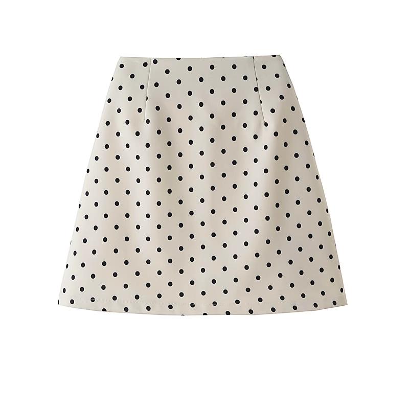 

Юбка миди с завышенной талией и французским горошком: Приталенное А-силуэтное бодикон для осени 4XL