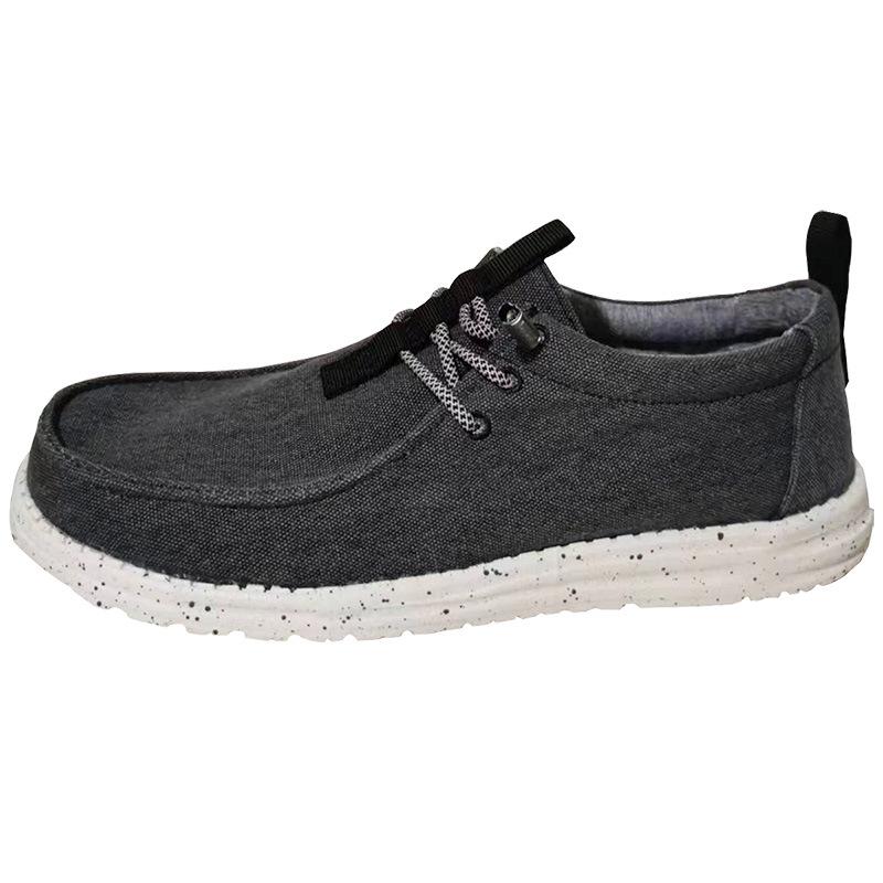 Scarpe Casual da Uomo in Denim e Tela da Esterno Scarpe Vulcanizzate Moda Stile Lusso Designer Traspiranti Sneakers Mocassini da Uomo 2024