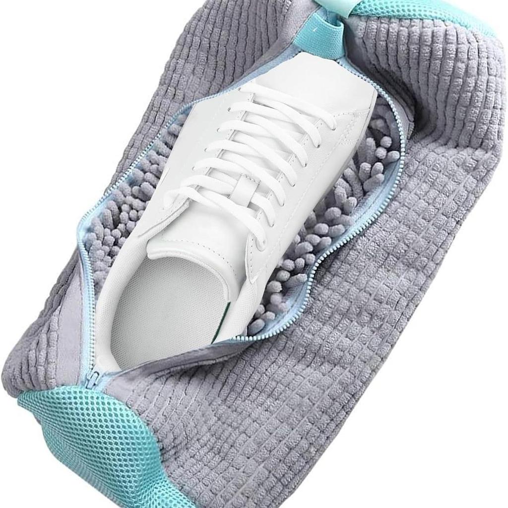 Przenośna torba do czyszczenia butów z szenili: Pranie i Pielęgnacja Zapobiegająca Deformacjom dla Sneakersów, Możliwość Dostosowania.