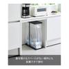 Yamazaki Jitsugyo 10265 Drawer Sorting Garbage Bag Holder Slim 45L Black W18.6 x D38.5 x H53.4cm Tower with Lid Trash Can Drawer Type