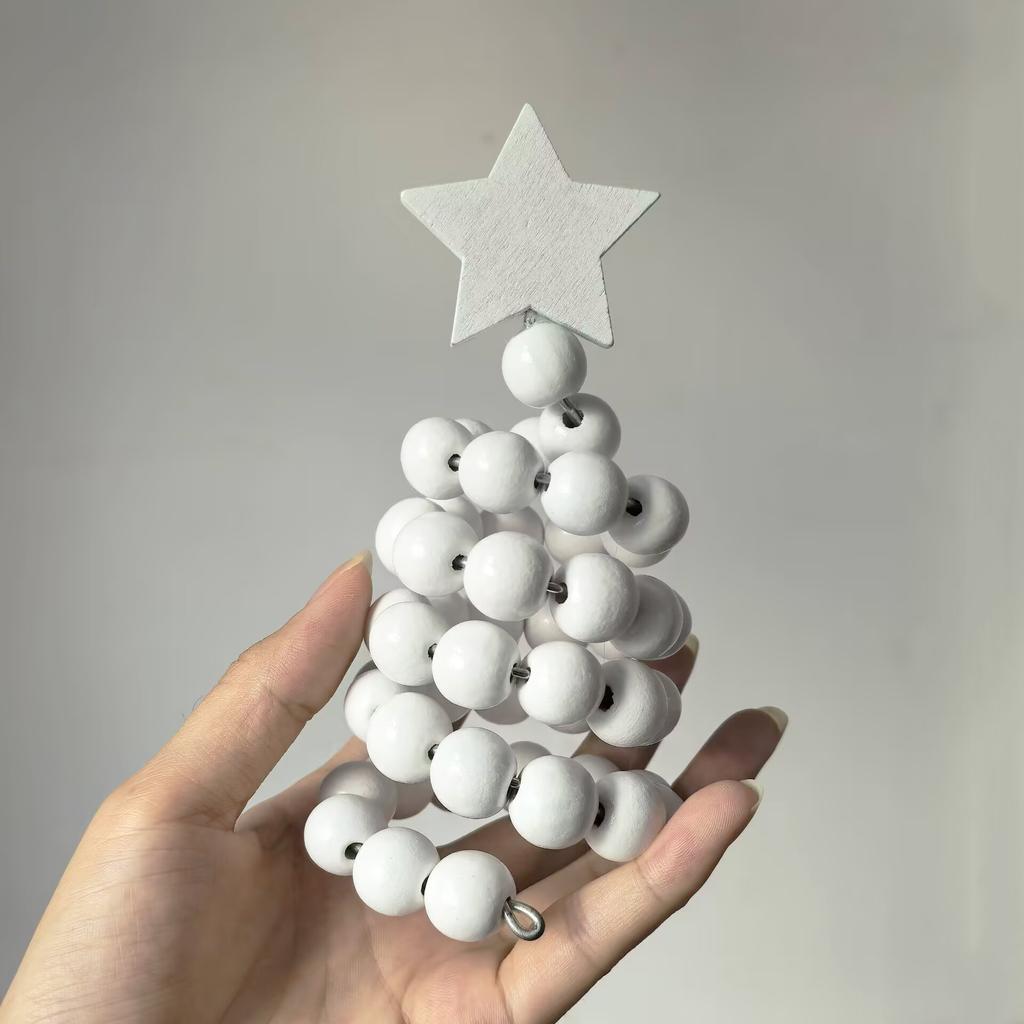 Christmas Decoration Creative Nordic Wooden Christmas Tree Desktop Ornament For Home Living Room Office Holiday Decor