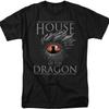 Camiseta Unissex Adulto Game of Thrones House of The Dragon Olho Preta
